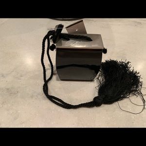THE ROW RESIN INROU TASSEL CLUTCH BAG